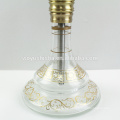 wholesale copper hookah shisha brass glass shisha big size